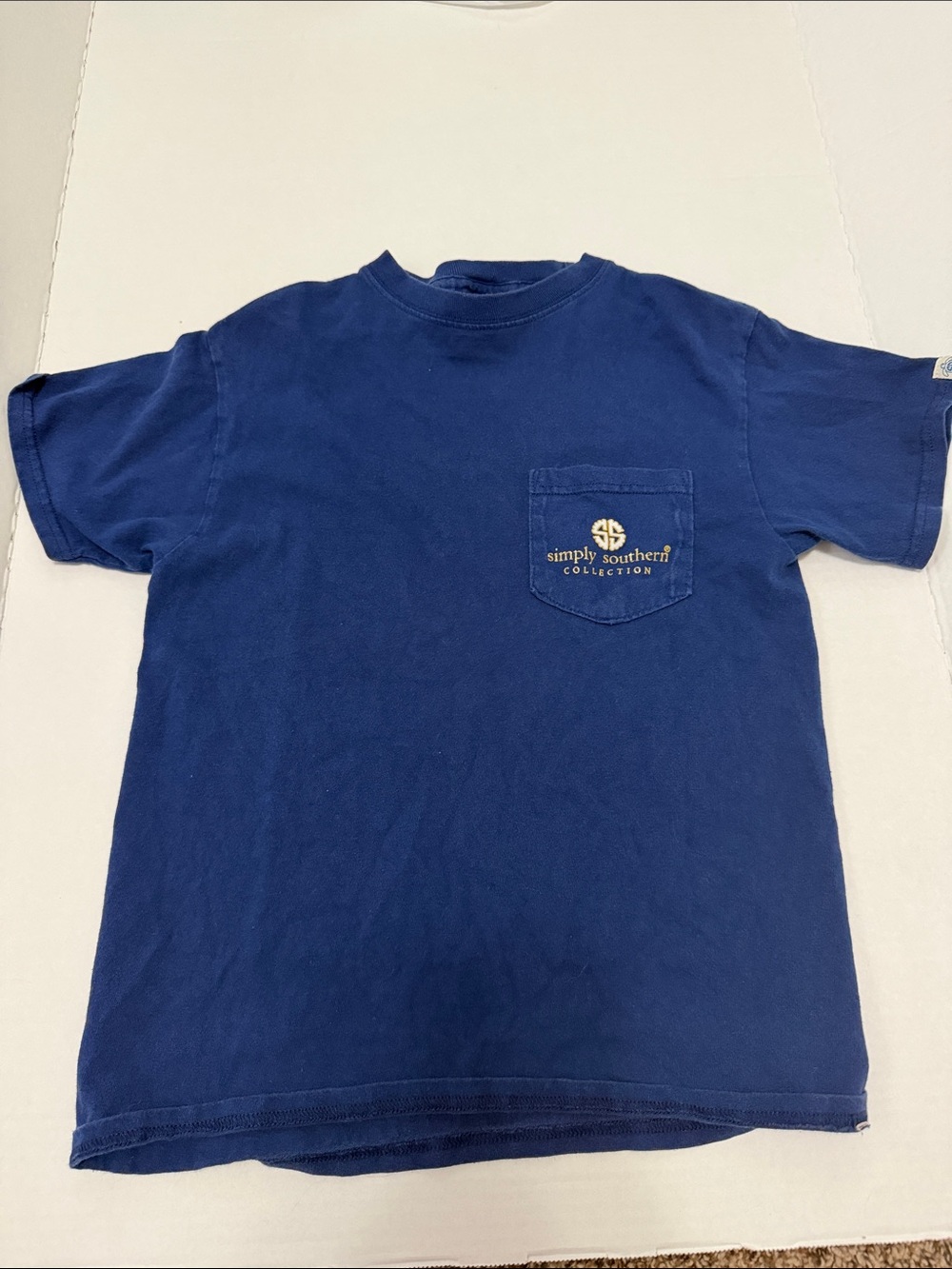 Simply Southern girls Navy Pocket T-Shirt